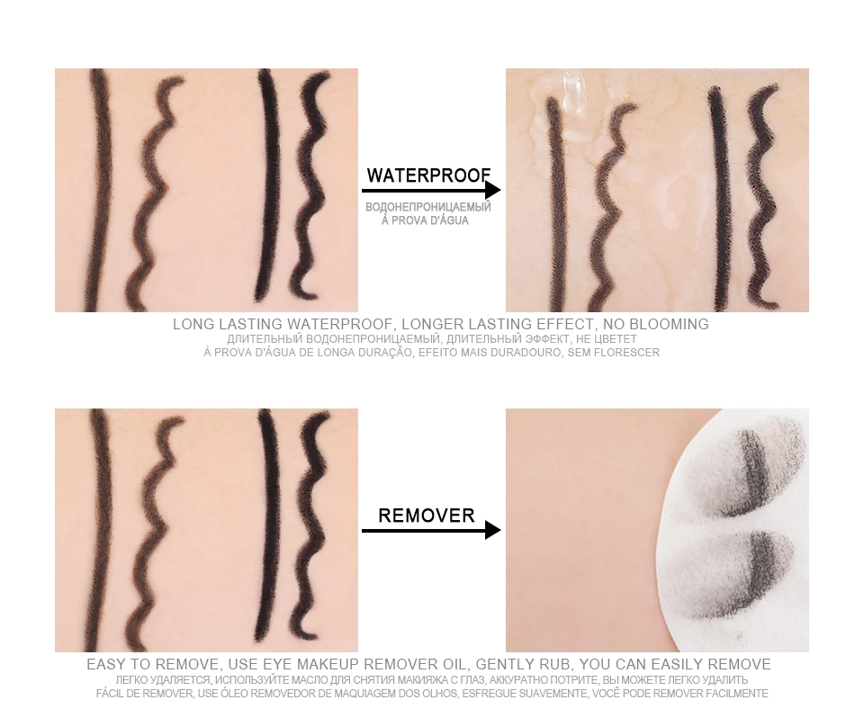 IMAGIC подводка для глаз водостойкая 1 шт черный косметический инструмент макияжа +