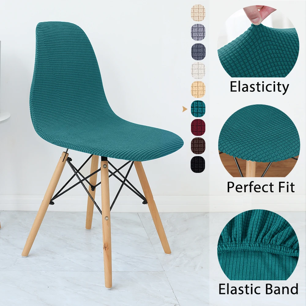 1/2/4/6 шт. из Полар флиса чехлы для стульев оболочки большие Эластичный Мягкий