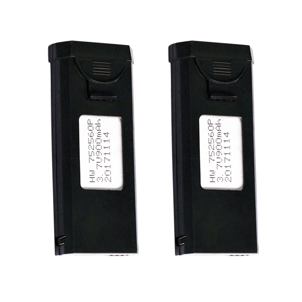 Аккумулятор LiPo для VISUO XS809 XS809W XS809HW XS809S 3 7 в 900 мАч 752560P 2 шт./лот | Игрушки и хобби