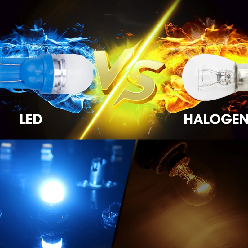hlxg Сигнал поворота 2 шт. W5W LED T10 194 168 Светодиодный стояночный габаритный свет 12V