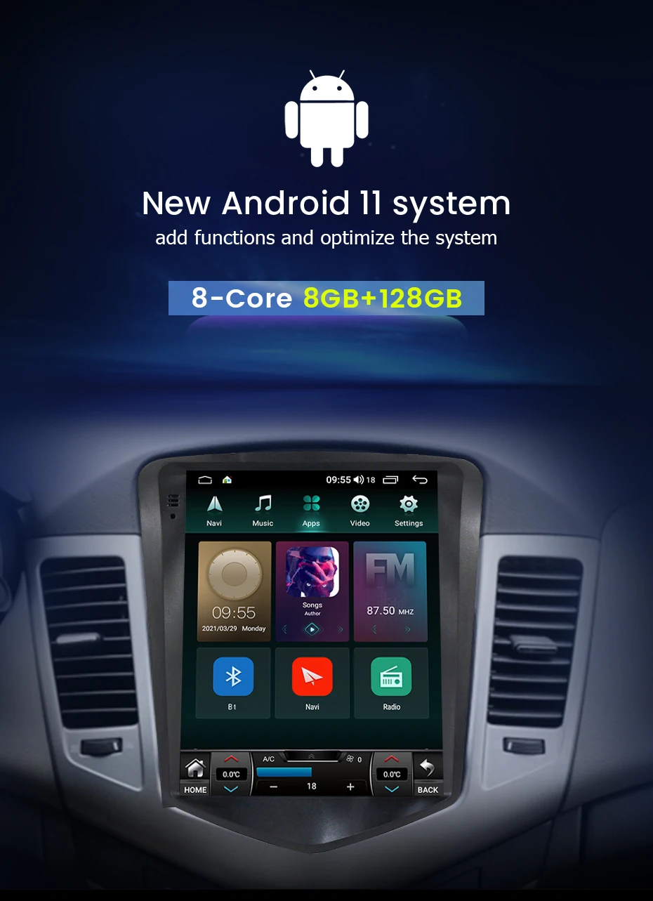 Автомагнитола на Android 11 DSP CarPlay мультимедийный видеоплеер с GPS для Mercedes Benz Vito 3 2014 2015
