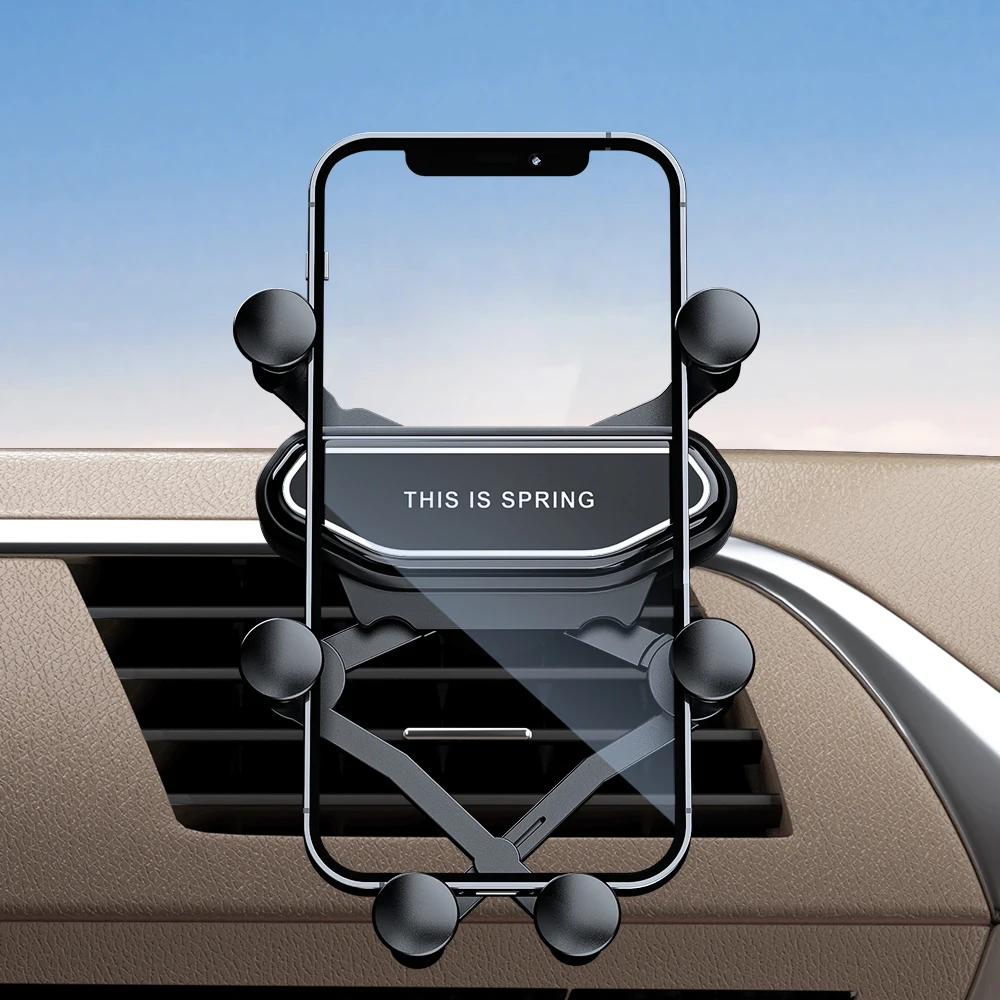 Гравитационный Автомобильный держатель для телефона с креплением на