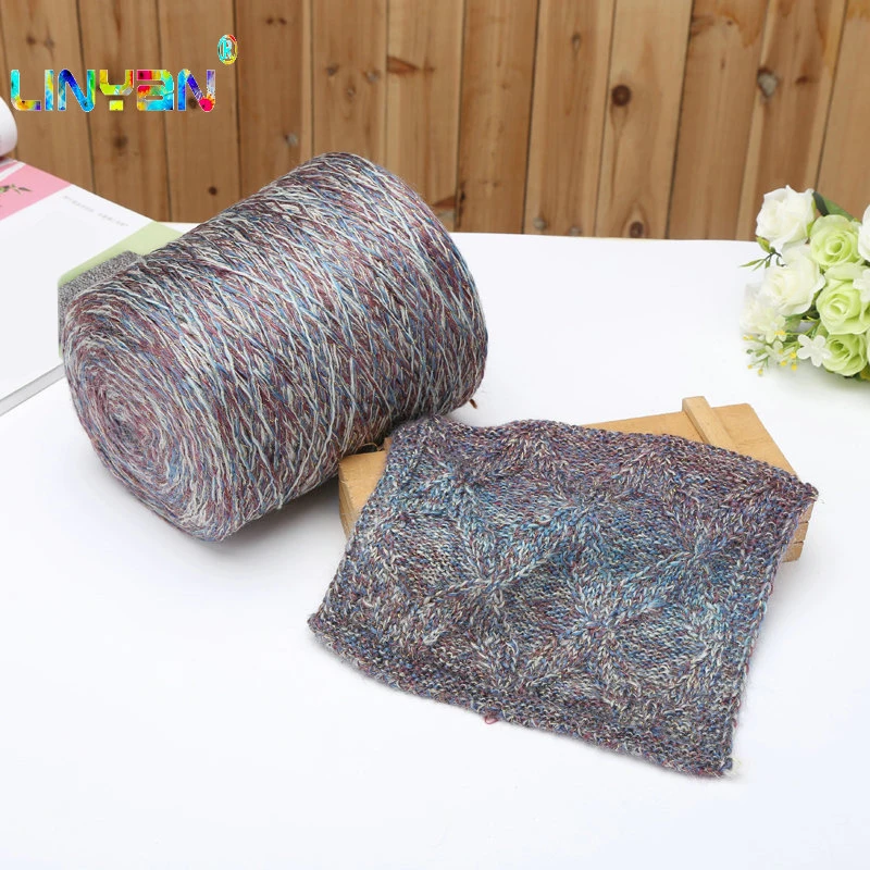 Пряжа для вязания крючком швейная пряжа Золотое Окрашивание шерсти тонкая