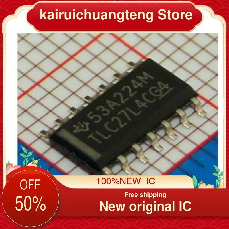 

(1 шт.) TLC27L4CDR TLC27L4C SOP14 новый оригинальный IC