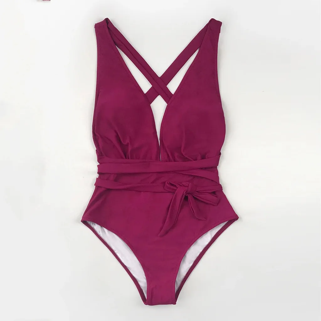 2020 сексуальный женский слитный купальник большого размера Женский винтажный с