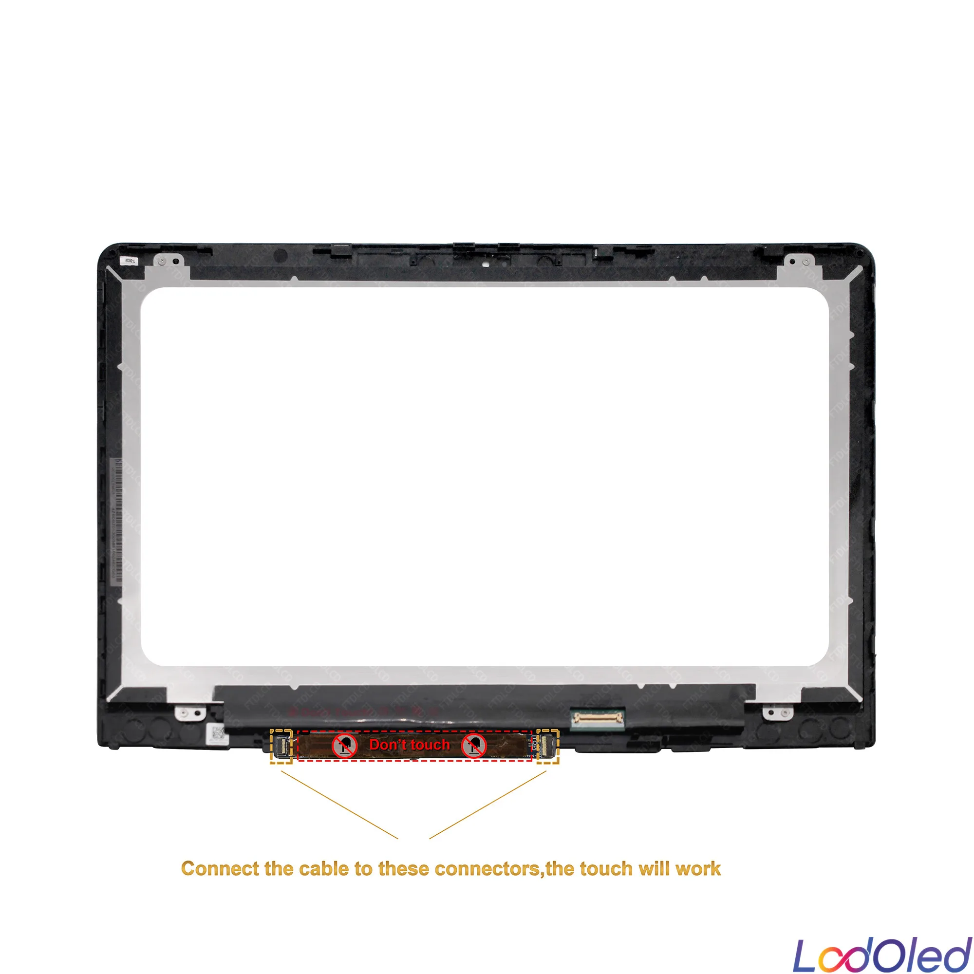 Панель ЖК-дисплея сенсорное стекло в сборе рамка для HP x360 14-ba029ns 14-ba001ns 14-ba090sa 14-ba095sa