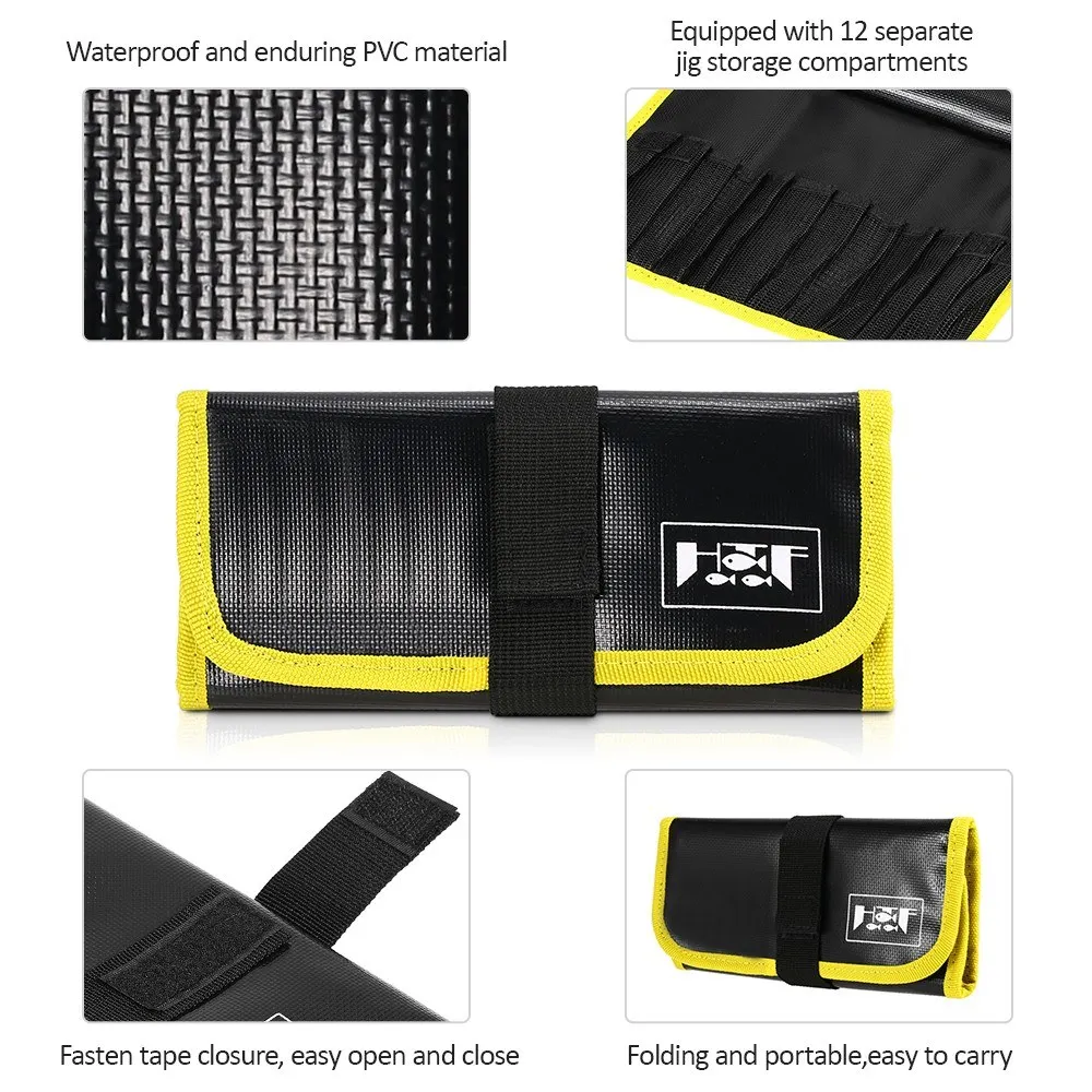 Сумка для рыболовной наживки сумка джиггинга водонепроницаемая из ПВХ