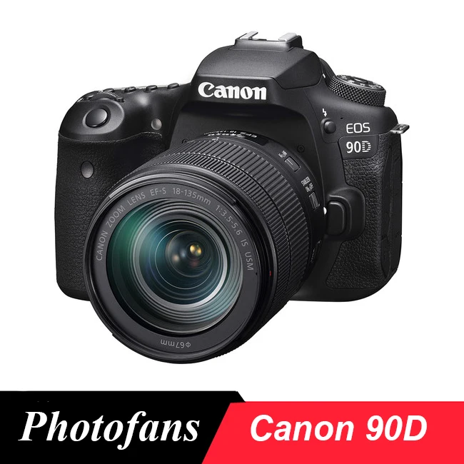Canon 90D DSLR Camera with 18-135mm Lens