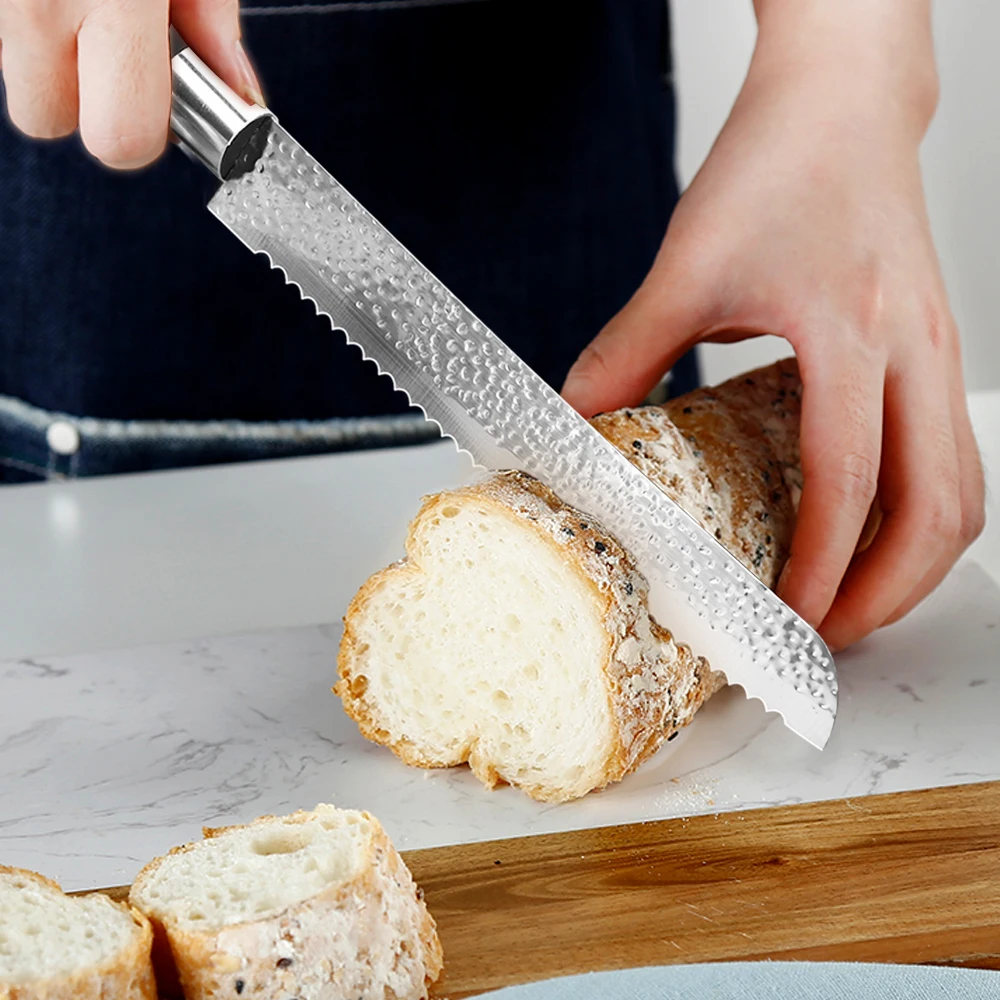 

Chef knives 6 Set Professional Japanese Kitchen knives High Carban stainless steel Meat Cleaver Fruit Paring knife Chef Knife