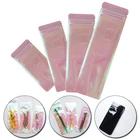 Пакеты многоразовые переливающиеся с застежкой-молнией, 10 шт.компл.