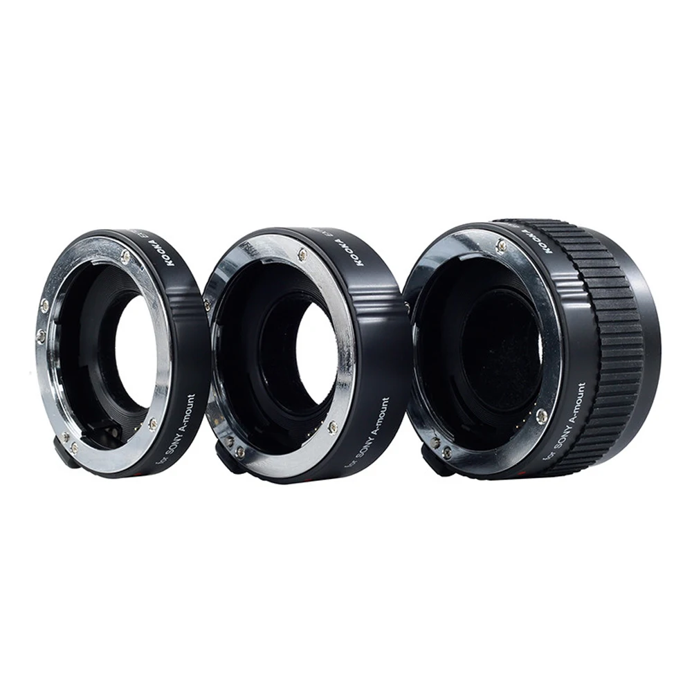 Макро AF металлический Удлинитель Набор Автофокус ttl экспозиция 12 мм 20 36 комплект