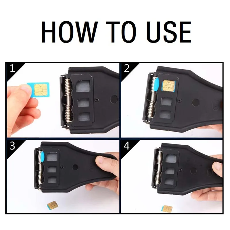 3 в 1 сим картой Micro устройство для обрезания карты Nano SIM комплекте микро Резак iPhone