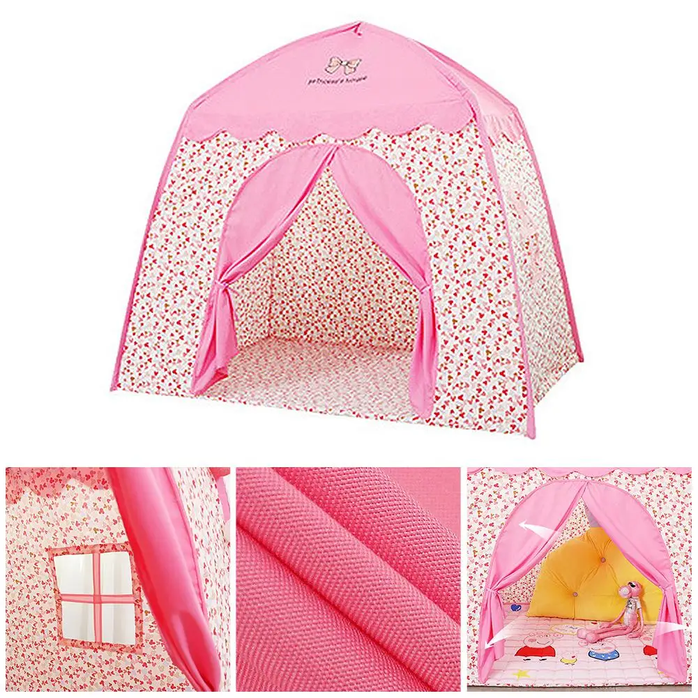 Палатка детская портативная бассейн для шаров Замок принцессы девочек маленький