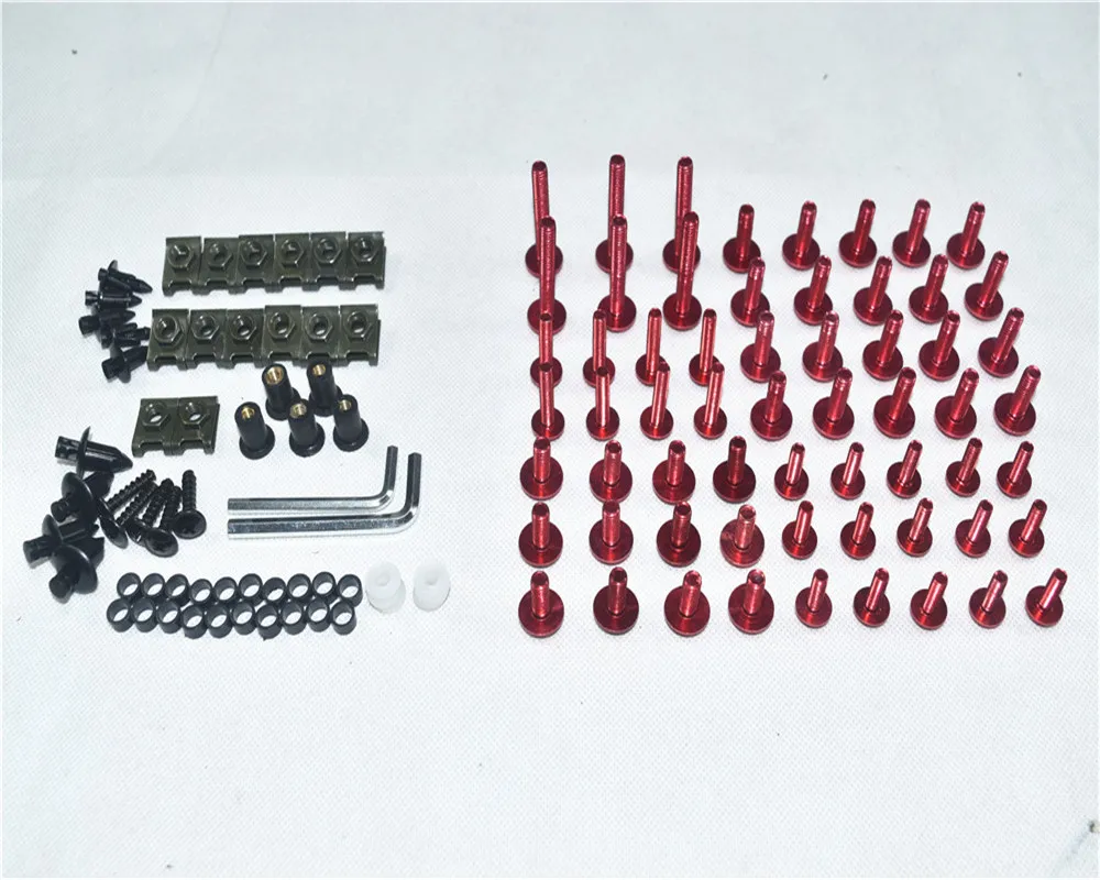 Motorcycle Complete Fairing Bolts Kit Bodywork Screws For Fit KAWASAKI ZZR1200 2002-2005 | Full Kits