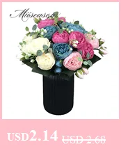 1 шт. Европейский искусственный цветок 3 головки поддельные Eustoma Gradiflorus Lisianthus Рождество Свадьба Праздник декор дома 5 цветов