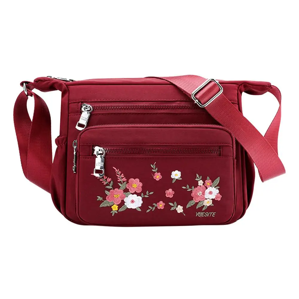 Женская сумка через плечо сумки мессенджеры модные с несколькими карманами для