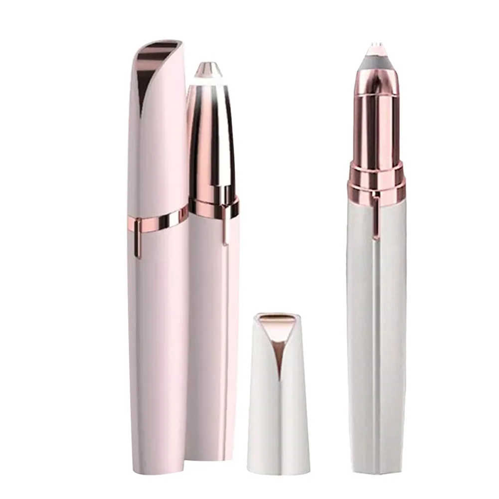 Портативный триммер для бровей эпиляторы губная помада ручка удаления волос