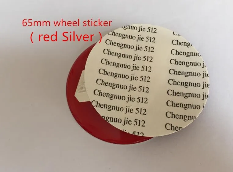 65mm red silver 4 шт. 56 мм 60 мм 65 мм 70 мм центральный колпак на колесо автомобиля значок пылезащитные Чехлы эмблема наклейка автомобиль аксессуары для укладки - Название цвета: 65mm red silver