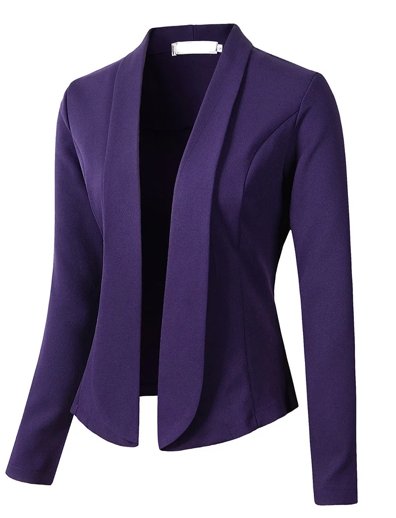

2021 Casual Long Sleeve Suit Coat Long Sleeve Women's Small Suit Women's Coat