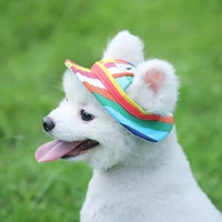 dog hat puppy accessories cat hat czapka z daszkiem summer breathable sun hat gorra perro french bulldog chihuahua sombrero dog