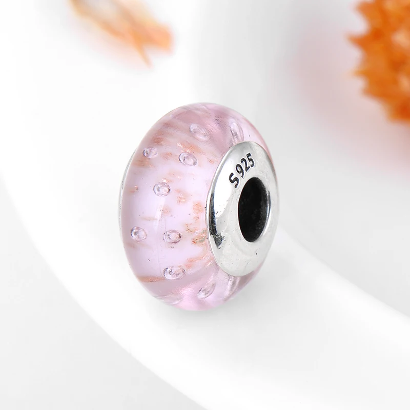 Бусины из серебра 925 пробы с муранским стеклом | Украшения и аксессуары