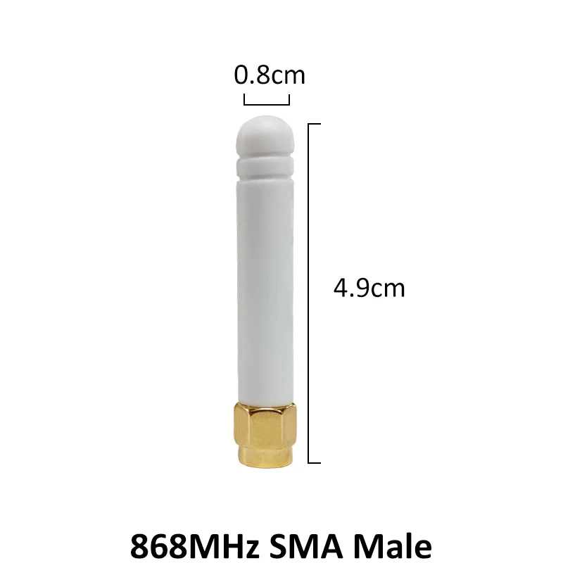 GRANDWISDOM 5pcs 868mhz antenna 2dbi sma male 915mhz lora antene module lorawan ipex 1 SMA female pigtail Extension Cable