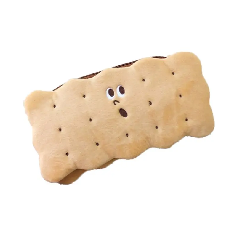 Креативный плюшевый пенал для печенья милый чехол ручки макияжа подарки девочек