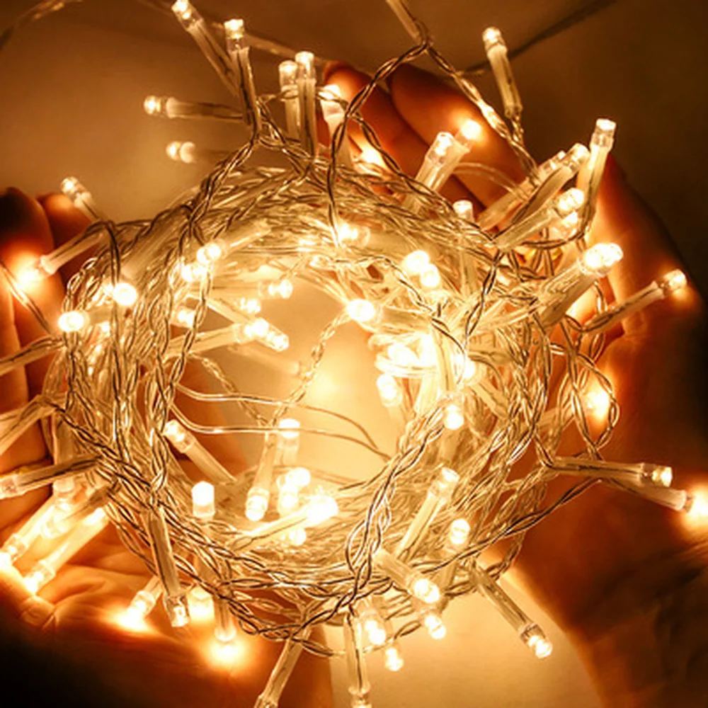 

1M 2M 3M 4M 5M 10M Led String Lights Garland Christmas Tree Fairy Light Luce Waterproof Home Garden Party Outdoor Holiday Decor