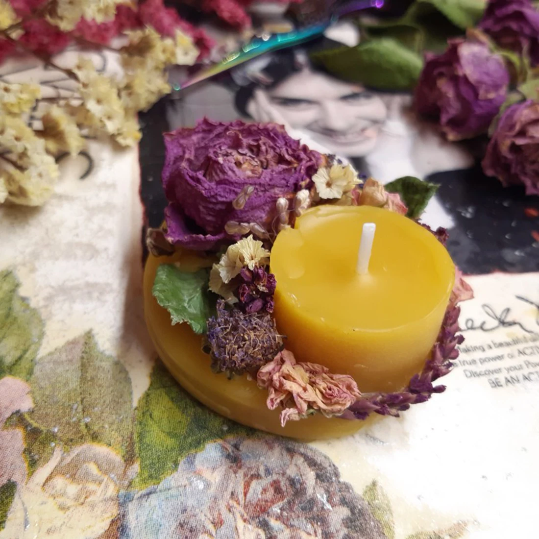 Цилиндрическая силиконовая форма для изготовления свечей ручной работы сделай