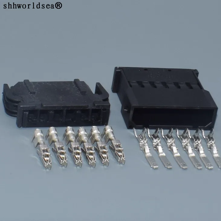 Shhworldsea 6 Pin 2 8 мм Автомобильный разъем Женский Мужской авто электрический 893 971 996/893