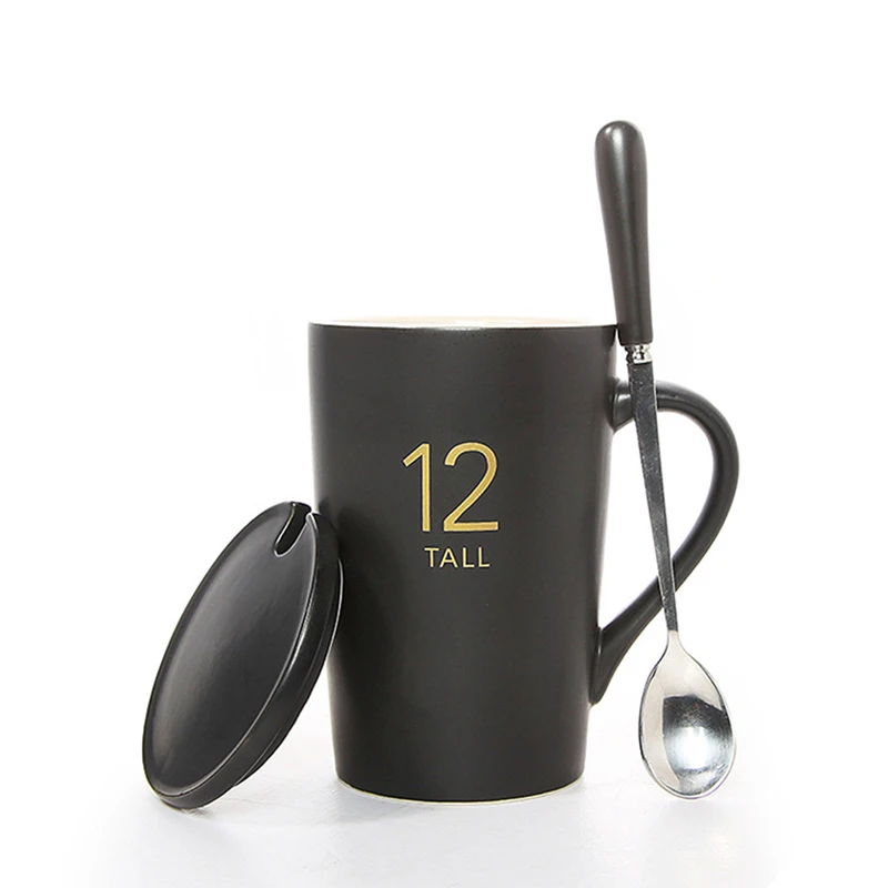 

Creative Ceramic Mug Breakfast Coffee Mugs Office Milk Tea Cup Milk Juice Water Mug for Friend Family Home Living Room Supplies