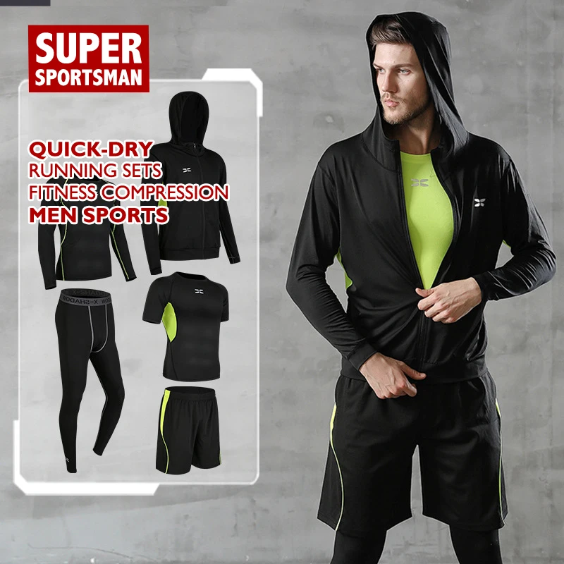 Мужские спортивные тренировочные костюмы леггинсы мужские шорты для фитнеса