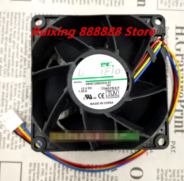 

V80E12BS2A5-57 12v 1.95A 8038 8cm server cooling fan