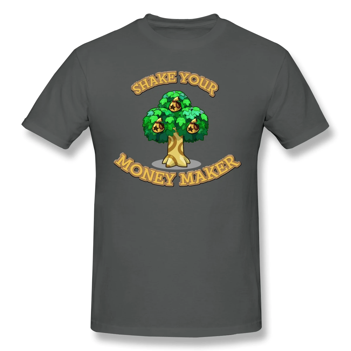 Футболка с надписью Shake Your Money Maker Забавные футболки круглым вырезом 100% хлопок