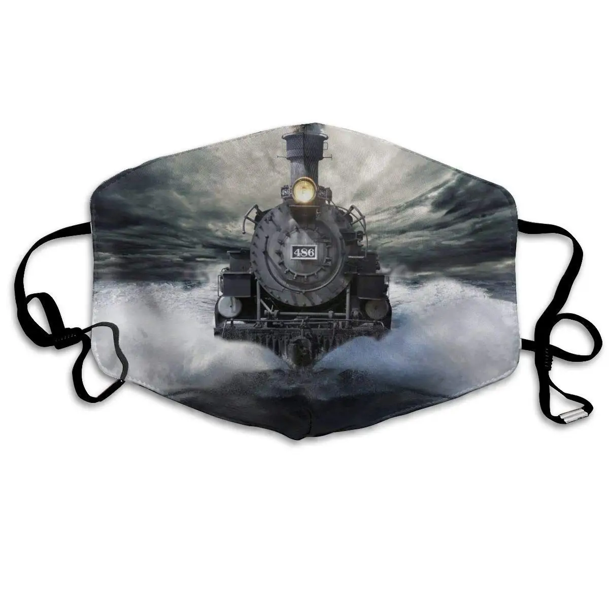 

Upgrade Reusable Mask - Washeable Face Mouth Mask- - Warm Windproof Mask - Face Mask For Men Women Steam Engine Train On