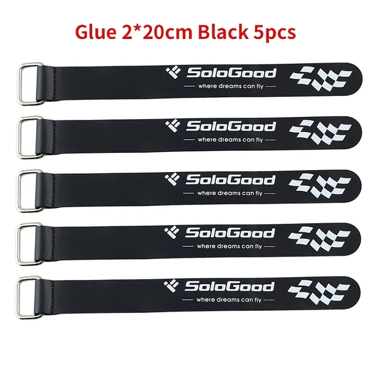 Высокое качество sologood 5pcs сильные 25* 2 см липо батареи галстук кабель связать лямки красочные для RC вертолет quadcopter модел