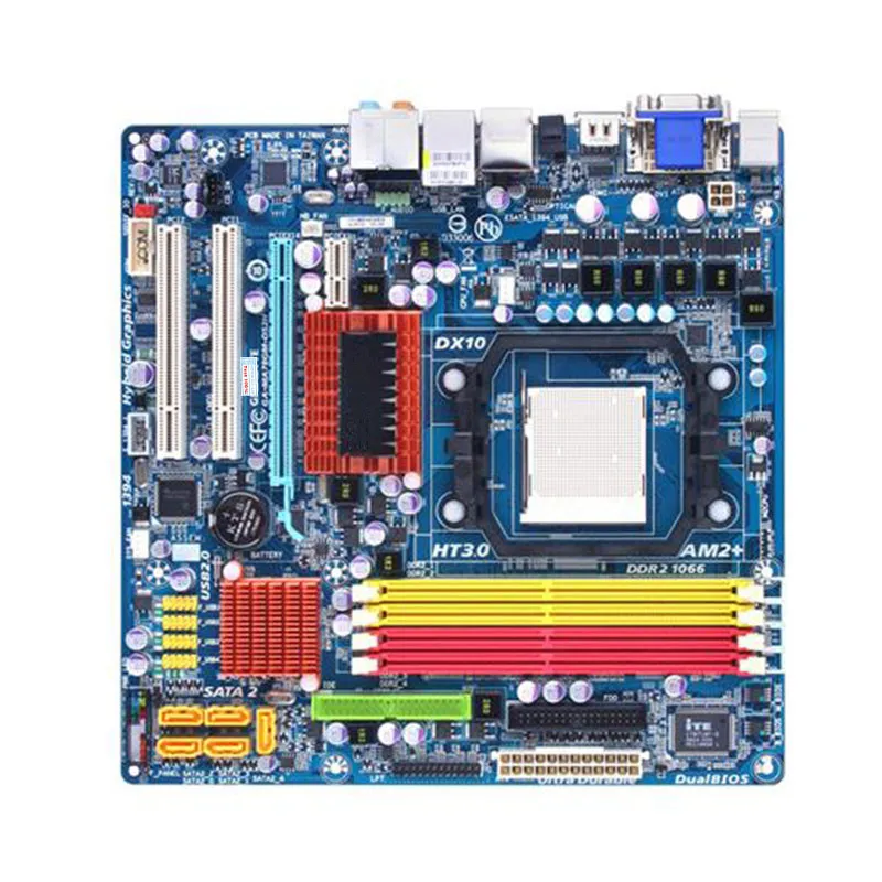 Для Gigabyte GA-MA78GM-DS2H компьютера SATA II материнская плата AM3 AM2 DDR2 для AMD 760G 780G настольная