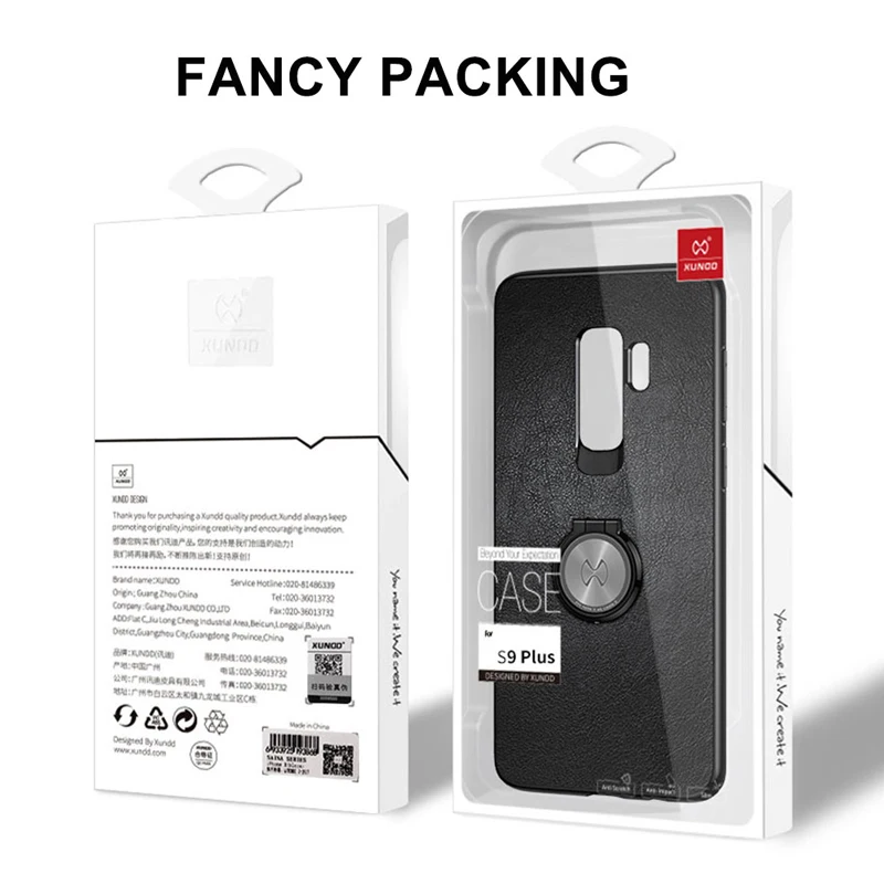 Чехол XUNDD для Samsung Galaxy S9 Plus мягкая задняя крышка из ТПУ и искусственной кожи Note 8