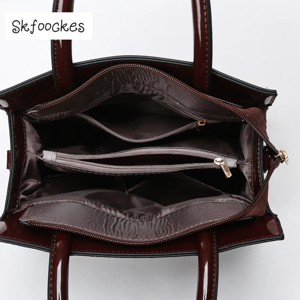 

SKFOOCKES Women's Bag 2021 New Handbag Fashion Mirror Snake Print Shoulder Bag Casual Messenger Bag