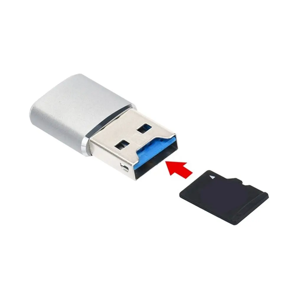 ПК ноутбук Мини Высокоскоростной USB 3,0 микро-sd SDXC TF кард-ридер адаптер легкий