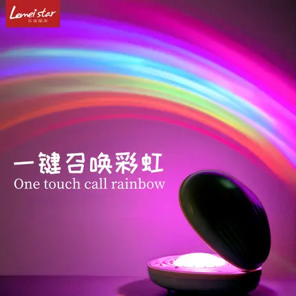 Светодиодный Ночной Светильник проектор всех цветов радуги Новинка светильник s