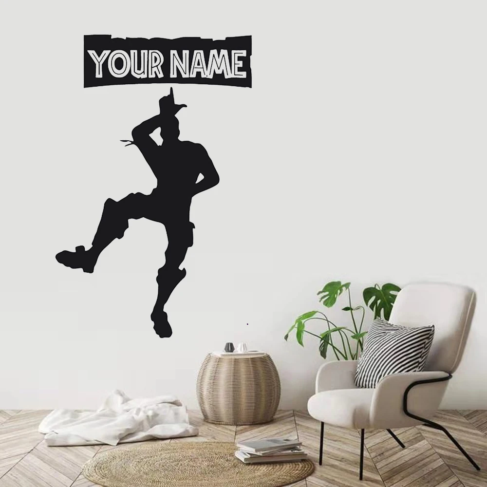 Настенная Наклейка с именем на заказ для детской комнаты детская комната