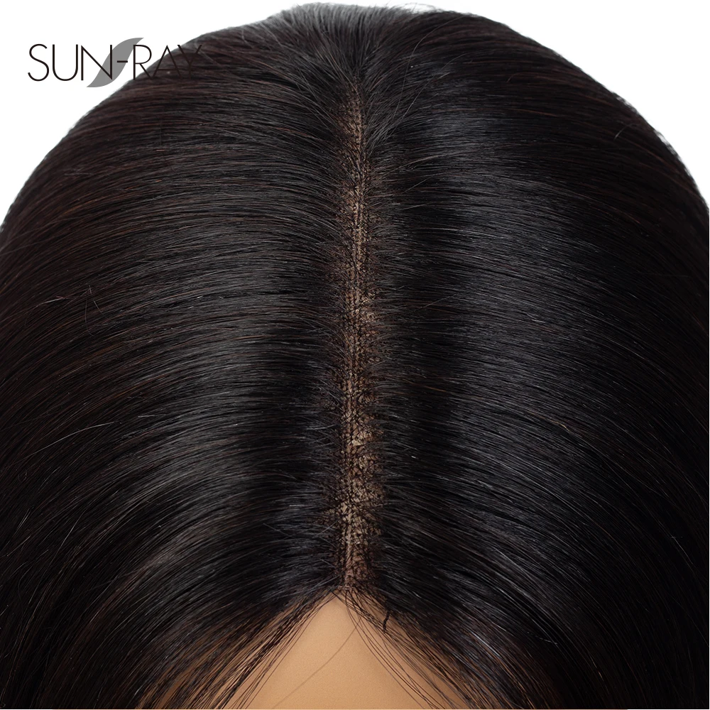 Предварительно выщипанная линия волос 150% плотность глубокая часть боб парик из