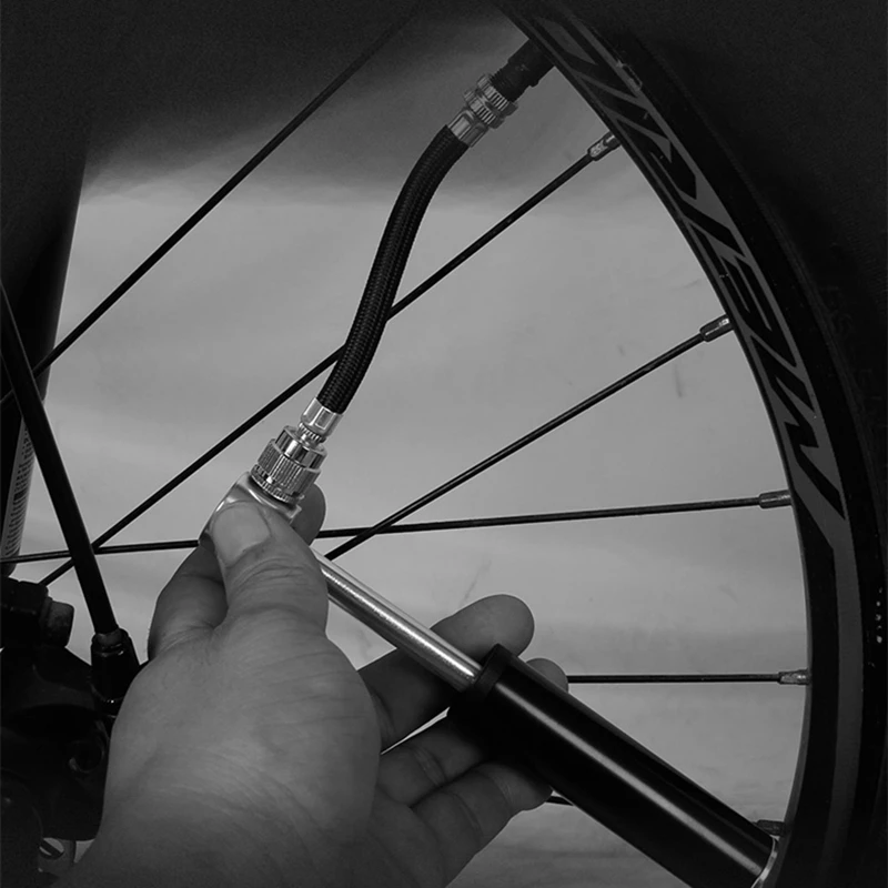 

BIKEBOY Bicycle Pump Aluminum Alloy Mini Bike Hand Air Pump Ball Tire Inflator MTB Mountain Road Bike Pump 90PSI For AV/FV