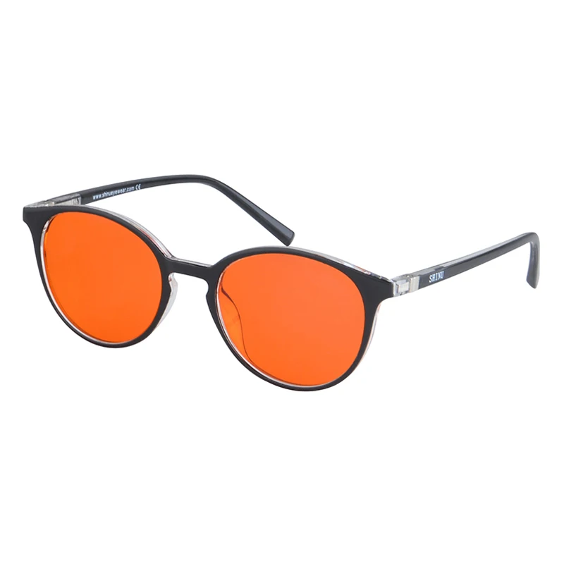 blue light glasses women glasses 2021 glasses minus presbyopia komputer Orange lenses ophthalmic women good sleep retro glasses