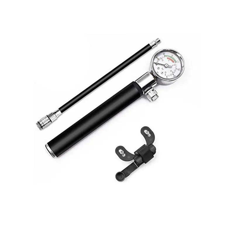 

Mini Bike Pump Portable Bicycle Air Pump With Gauge 210 Psi Presta Schrader Valve For Mountain Bike Ball Inflatable