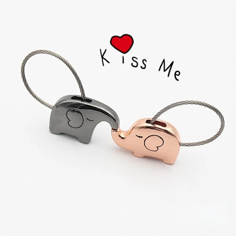 2 шт./компл. пара брелок в форме слона игрушки идея подарок для детей друзья