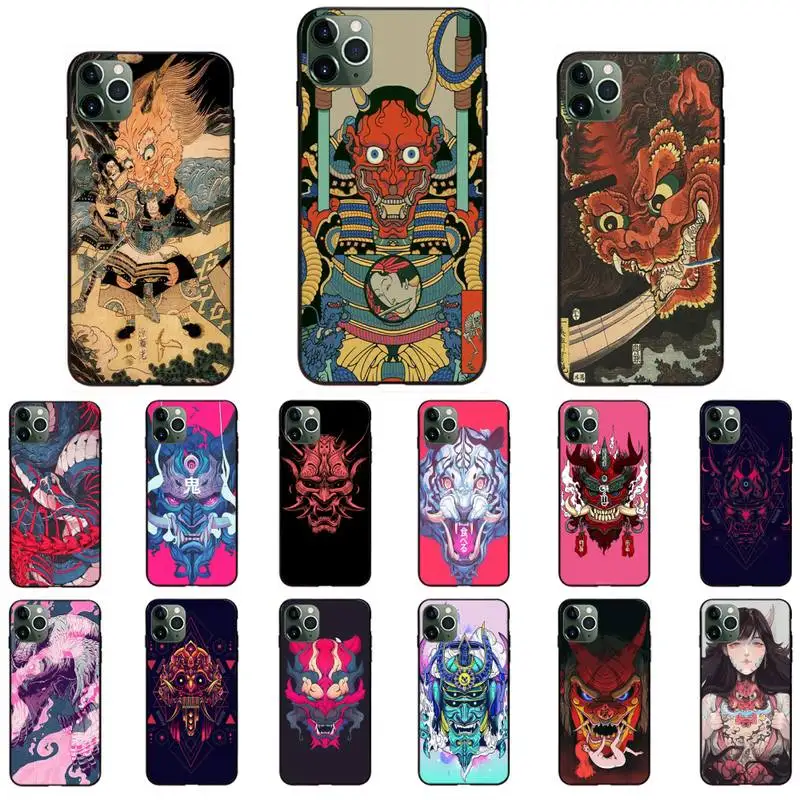 YNDFCNB чехол для телефона с японским искусством самурая iPhone 8 7 6 6S Plus 5 5S SE 2020 11 11pro max XR
