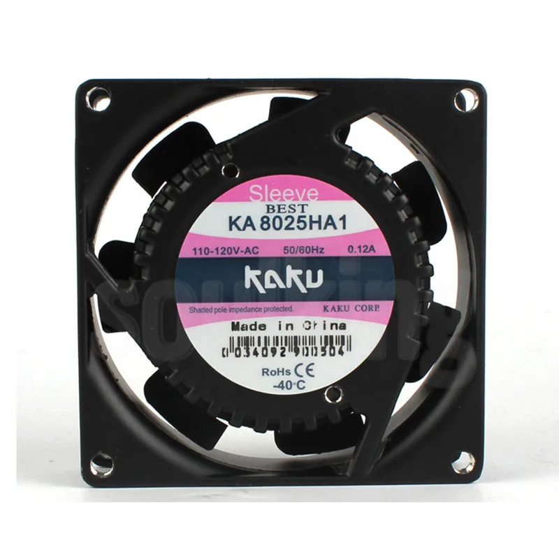 

KA8025HA1 110V 0.12a oil-bearing IP55 waterproof cooling fan 6months Warranty