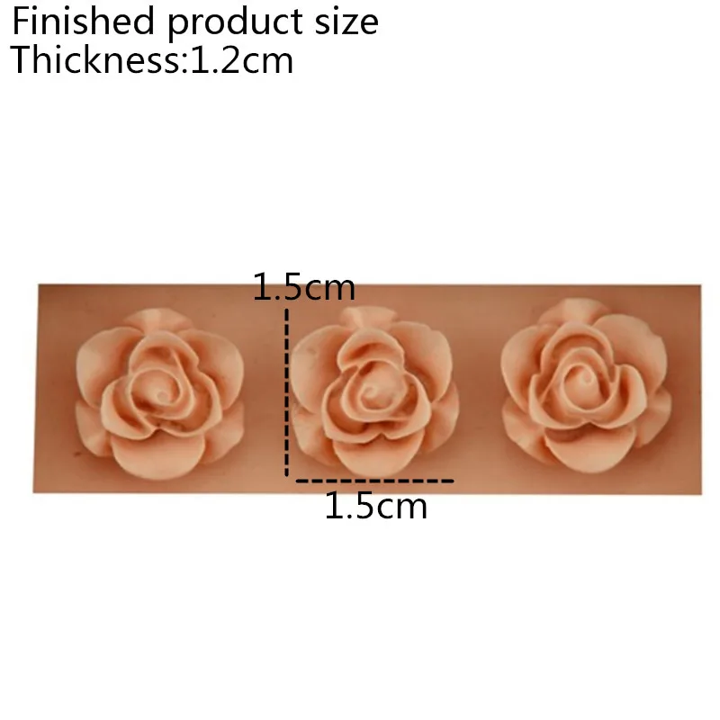 Формы из силикагеля в форме цветка инструменты для украшения шоколадного торта